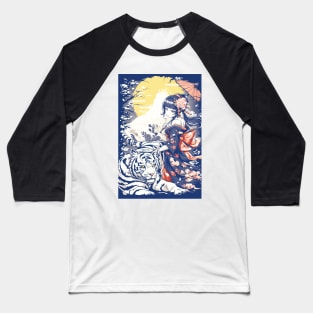 Geisha tiger shogun’s Geisha 87009 Baseball T-Shirt